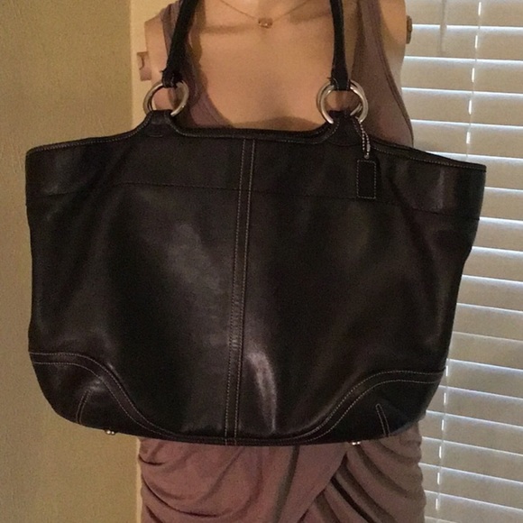 COACH LEATHER TOTE LEATHER EXCELLENT CONDITION - Picture 8 of 8